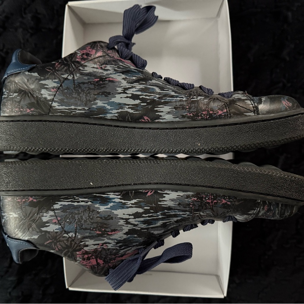 COACH Keith Haring Sneakers Black/Blue - Picture 6 of 7